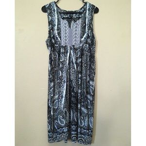 Style and Co Sleeveless Womens Boho Dress size XL